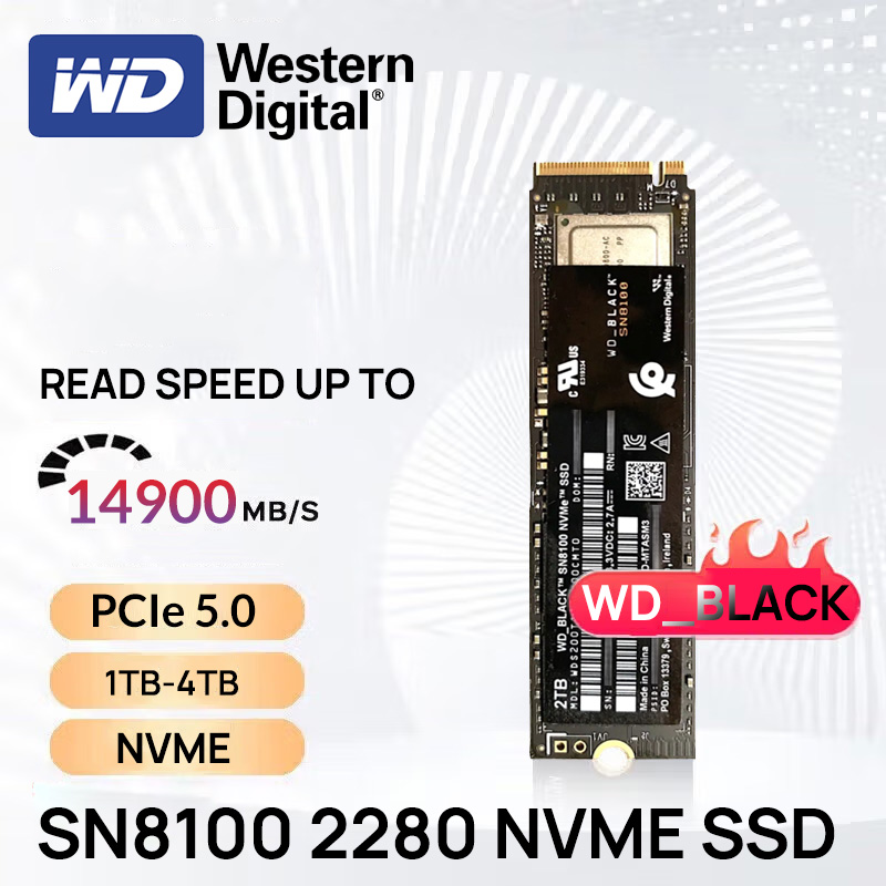 Nvme Pcie 5.0 Ssd 4Tb - Western Digital PCIe 5.0 Nieuwe SSD