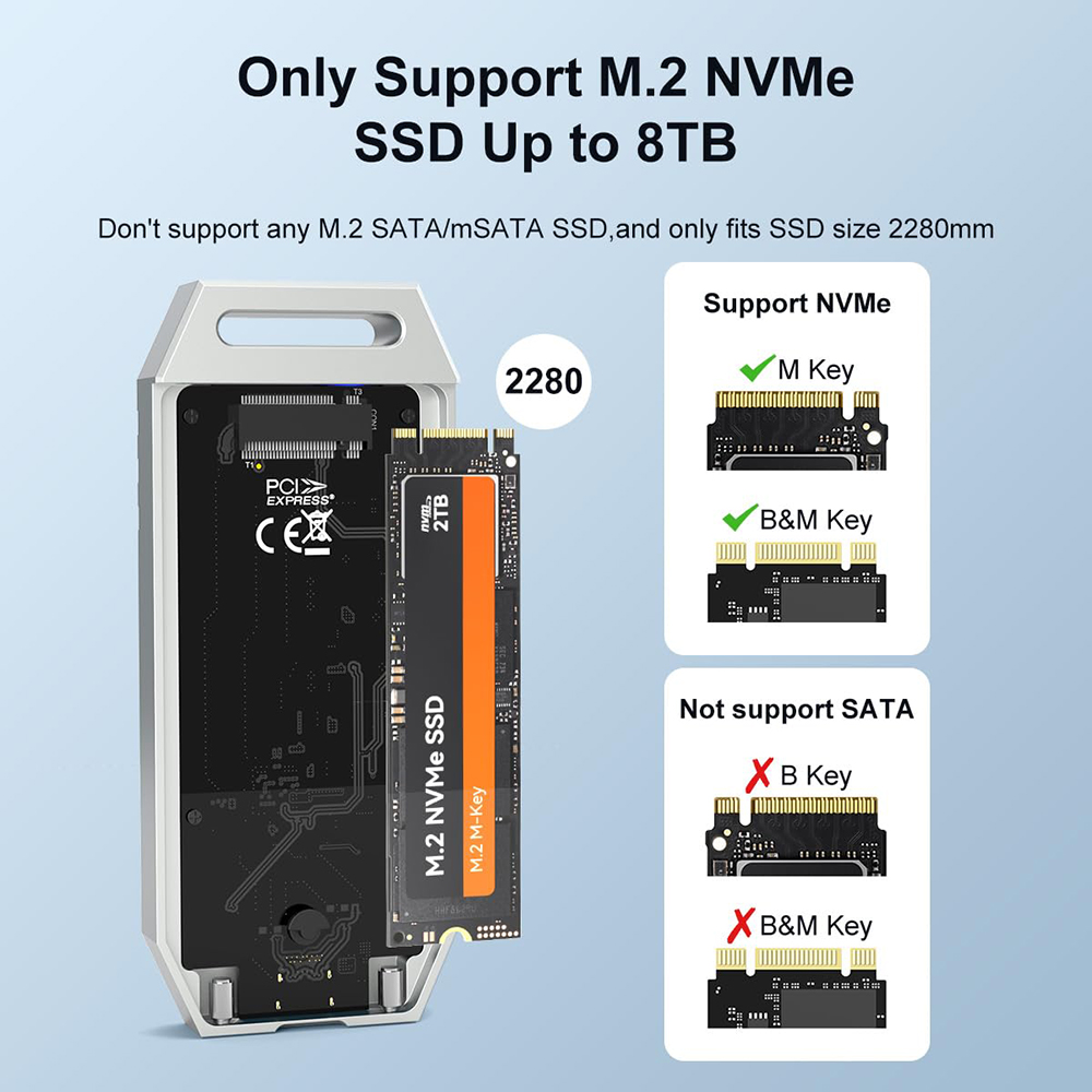 MAIWO USB4 M.2 SSD-hoes 40 Gbp - 8Tb M2 Nvme Ssd recensie en prijs