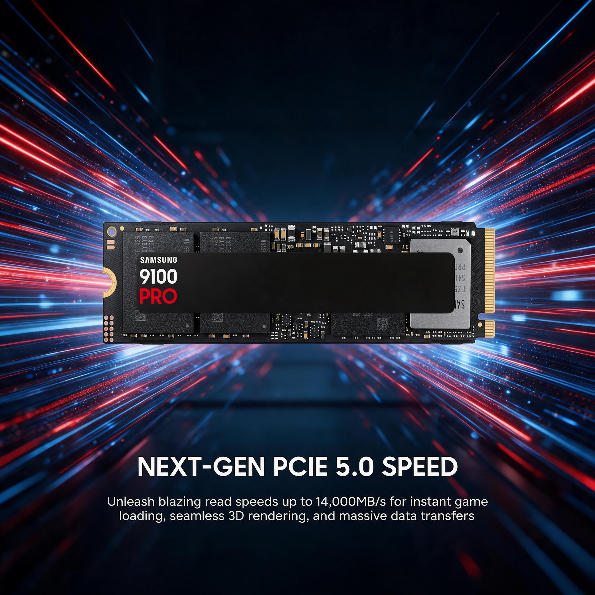 Originele SAMSUNG 9100 Pro 1TB - Nvme Pcie 5.0 Ssd 4Tb recensie en prijs