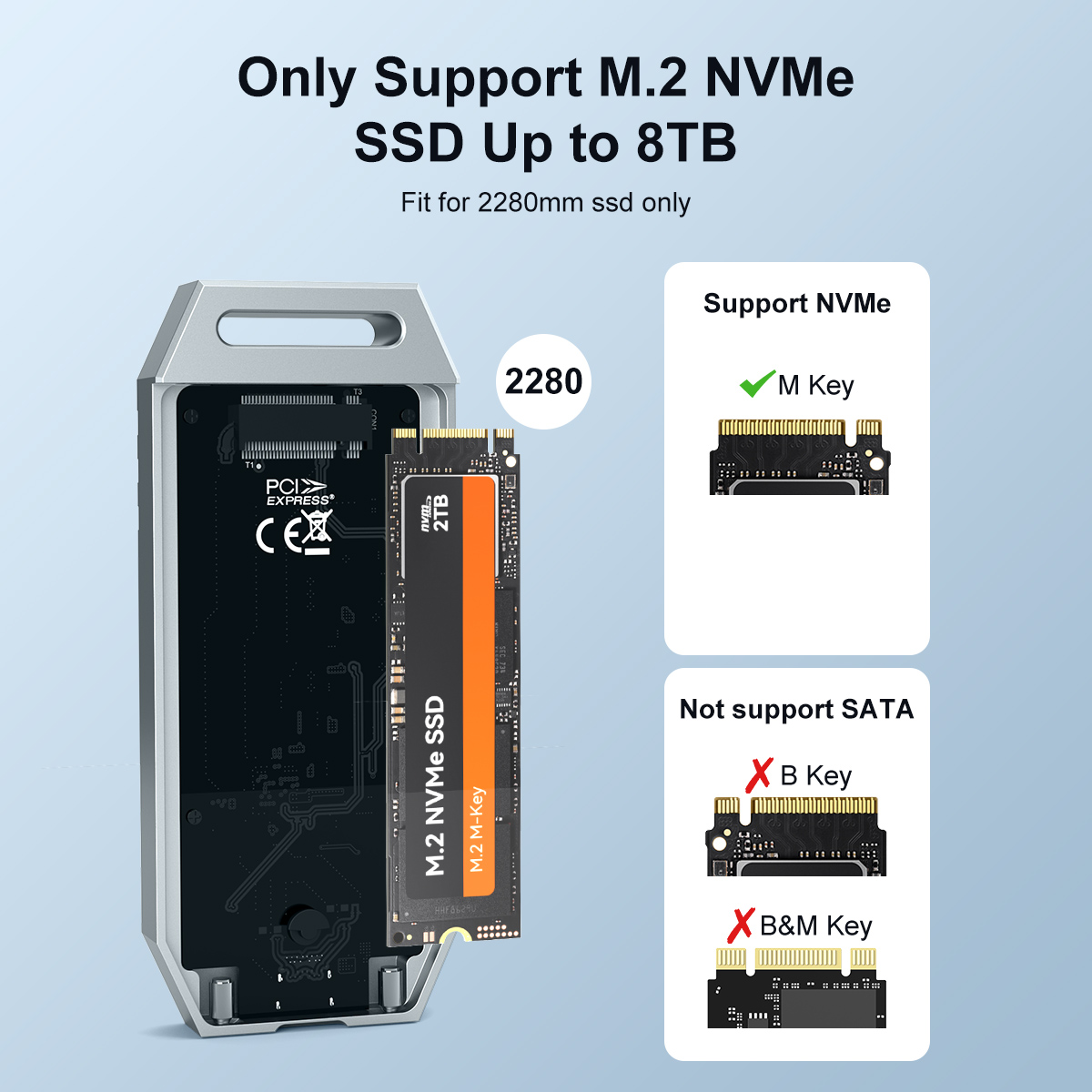 MAIWO 40Gbps USB4 Aluminium NV - Usb4 40Gbps External Ssd 8Tb recensie en prijs